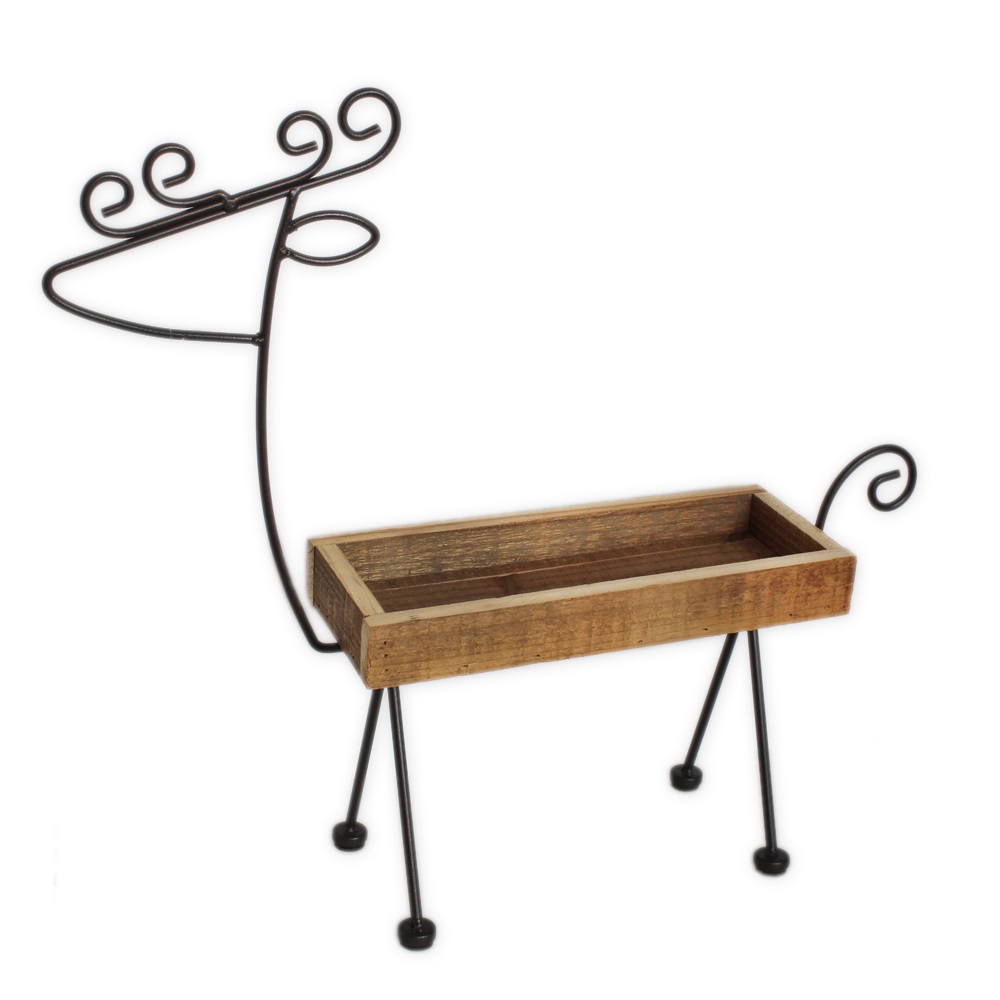 Sob tác dřevo kov 48,5cm natur